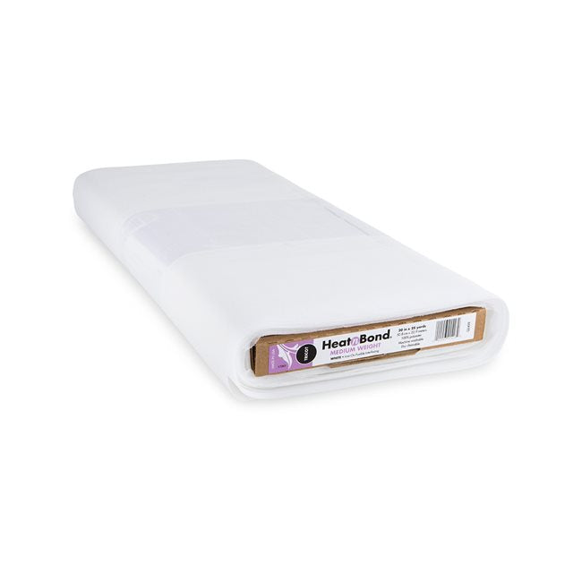 Entoilage thermocollant tricoté blanc - 1 mètre