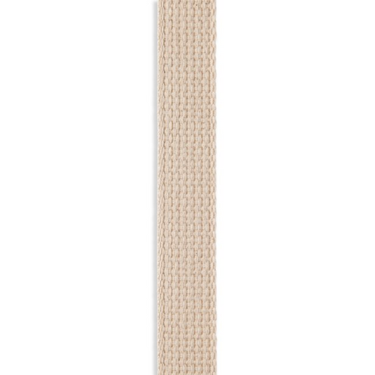 Sangle de coton naturel 1 po - 1 mètre