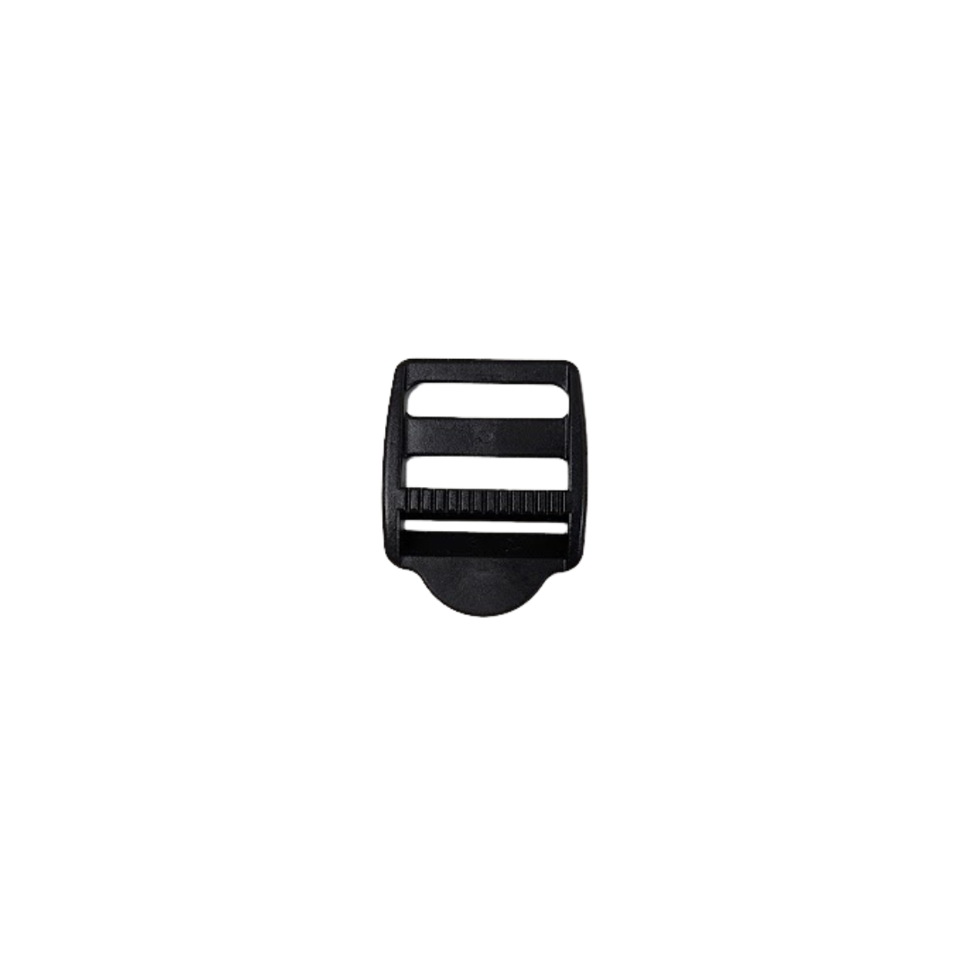 Boucle ajustable noire - 1 po
