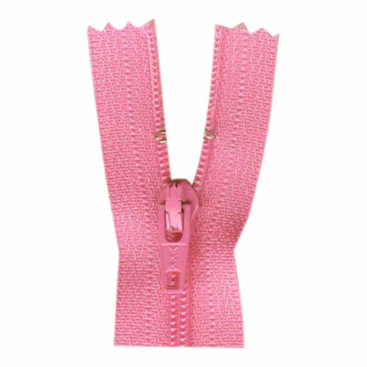 Fermeture à glissière tout usage à bout fermé 18cm (7″) - rose