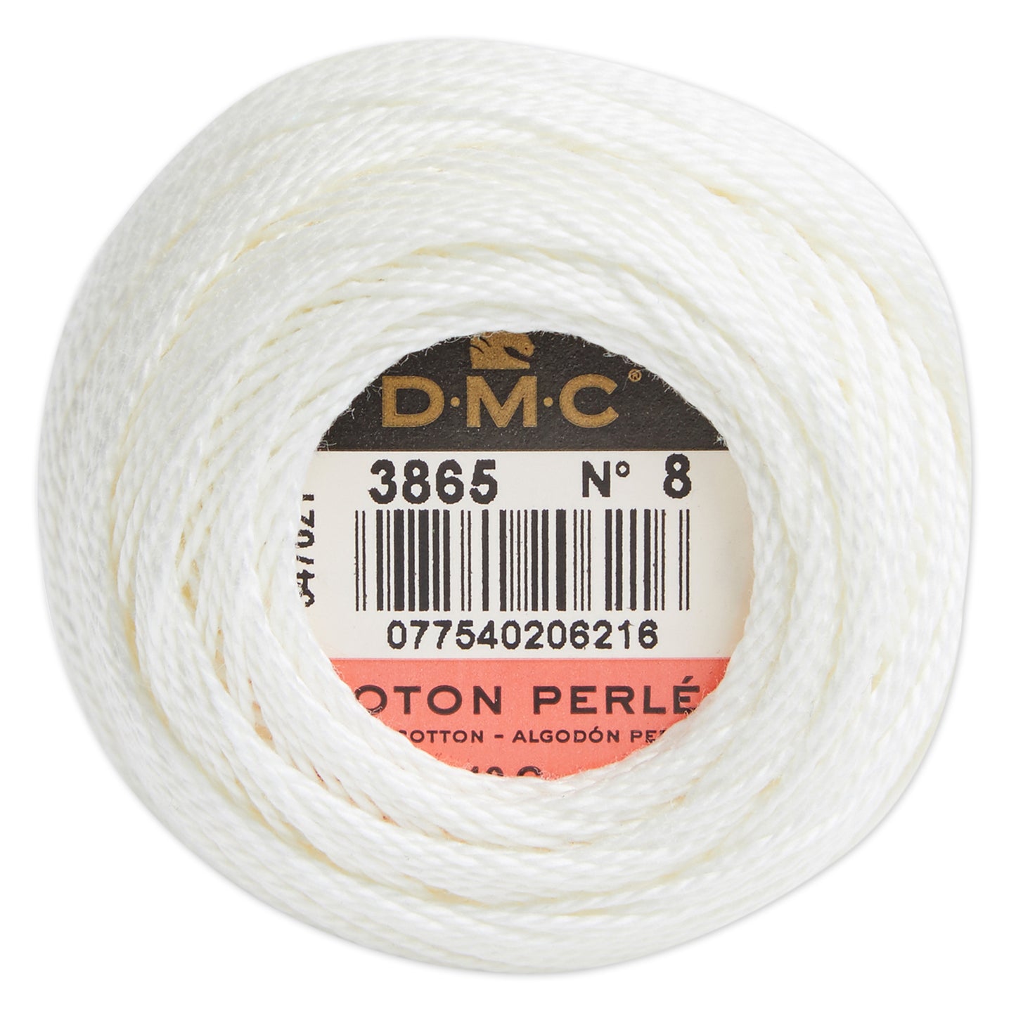 DMC #116-8 Balle de coton perlé #8 (80m) - Blanc