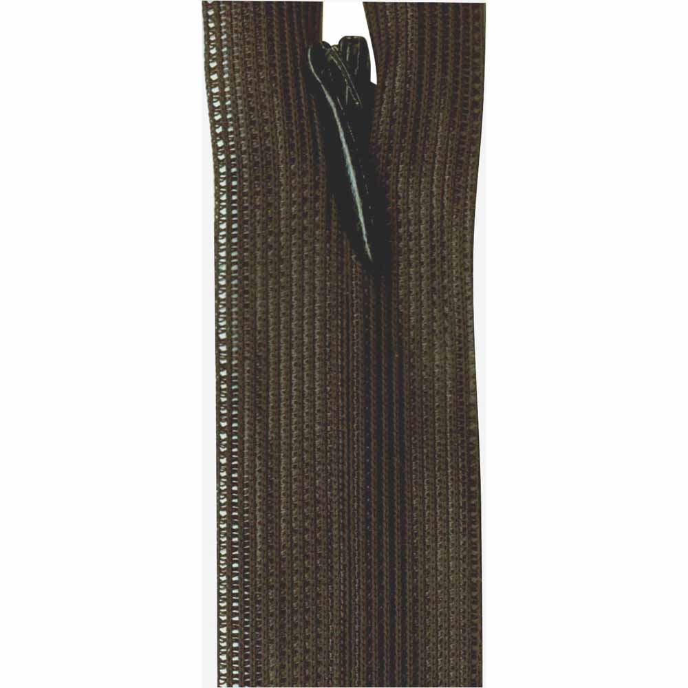 Fermeture à glissière invisible à bout fermé 20cm (8″) - noir