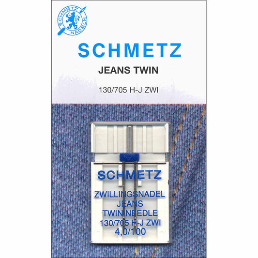 Aiguilles doubles à denim SCHMETZ #1738 - 100/16 4mm - 1 unité
