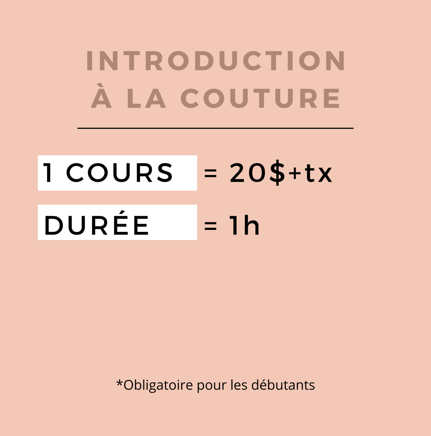 Introduction à la couture
