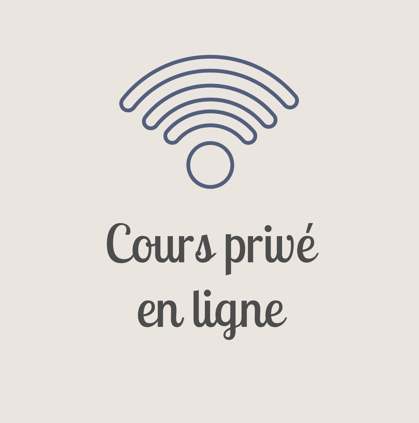 Cours Privé - En ligne