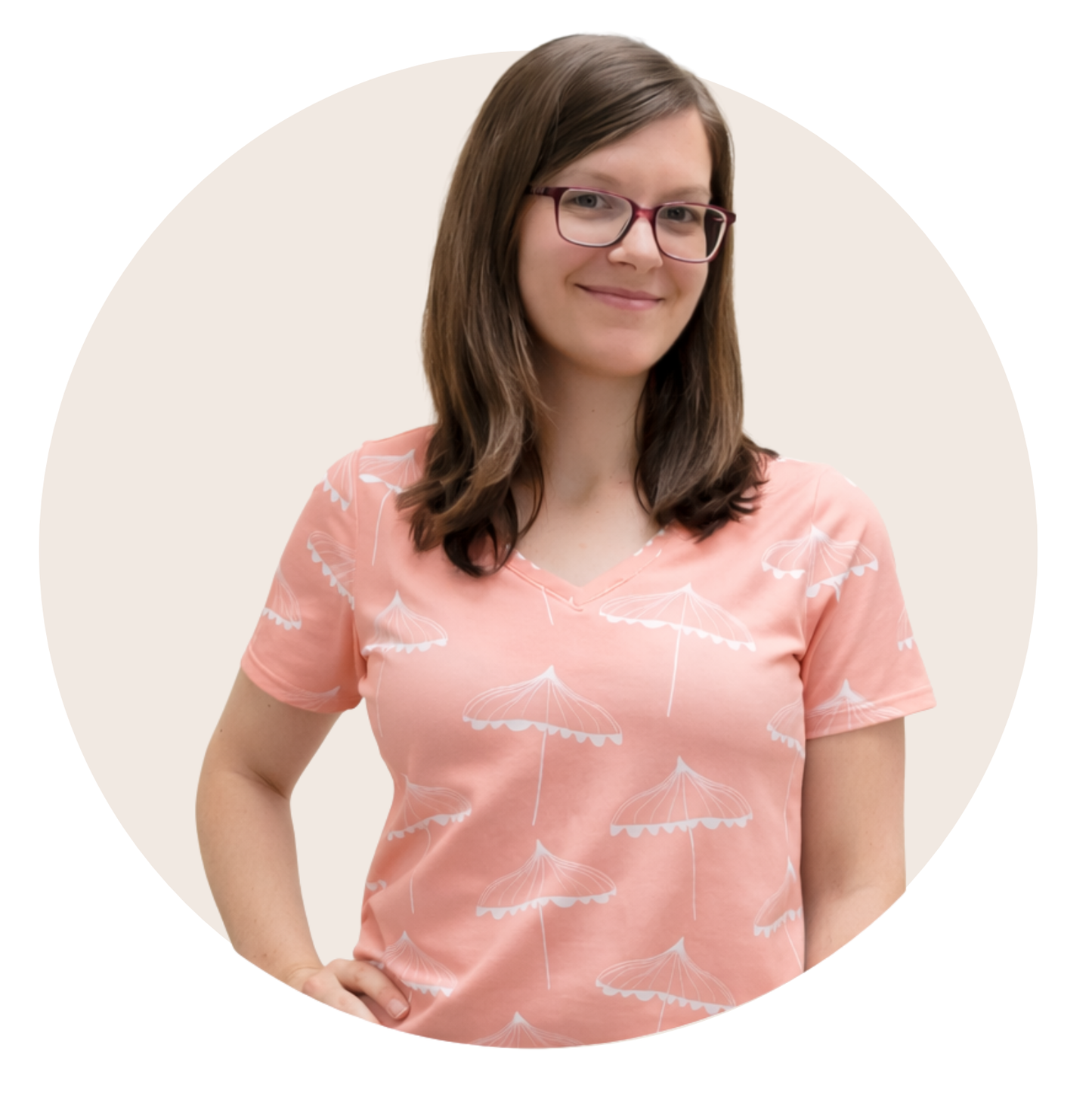 T-SHIRT PARFAIT À ENCOLURE EN V