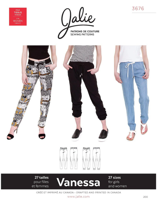 3676 - Pantalon fluide Vanessa