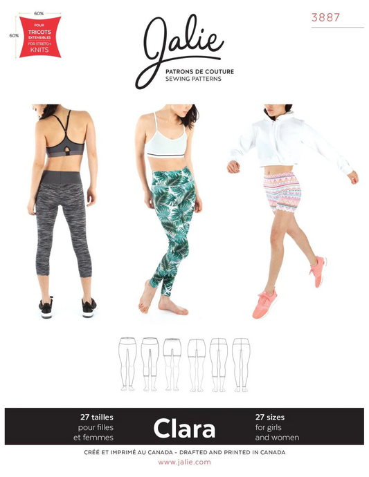 Leggings à taille haute Clara 3887